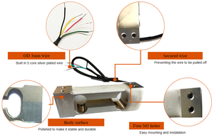 Micro điểm duy nhất Transducer sup2 lực lượng Tấm Cảm biến cân bằng Loadcell cho các ứng dụng khác nhau - Product Image 6