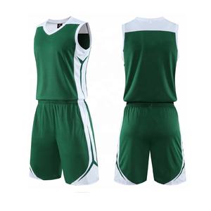 เสื้อบาสเก็ตบอลสีดำและสีแดงแบบกำหนดเองคุณภาพสูงสำหรับผู้ชายและเด็ก ชุดบาสเก็ตบอลเปล่าแบบกลับด้านได้ - Product Image 5