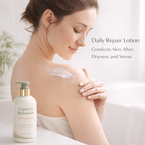 <span class=keywords><strong>Lotion</strong></span> réparatrice de barrière hydratante apaisante au Cyperus Rotundus en marque propre, 150 ml, pour les soins après épilation, tous types de peau - Product Image 5