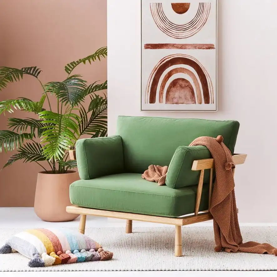 Chaise pivotante de style moderne inclinable, meuble de relaxation, confortable, de couleur verte, pour Restaurant, salon, loisirs,