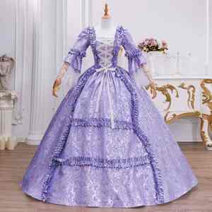 <span class=keywords><strong>Robe</strong></span> de <span class=keywords><strong>bal</strong></span> Marie Antoinette personnalisée Costume de femme du 18ème siècle pour fête de mascarade victorienne théâtre Halloween princesse - Product Image 3