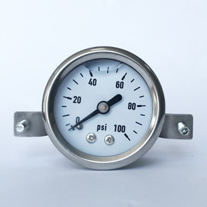40mm 0-12 BAR/<span class=keywords><strong>PSI</strong></span>/<span class=keywords><strong>KPA</strong></span>/KG/CM2 <span class=keywords><strong>1</strong></span>/8NPT CONNEXION ARRIÈRE MANOMÈTRE AISI316 - Product Image 5