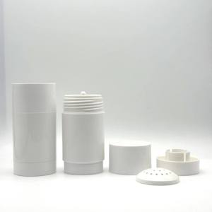 Envase de desodorante en barra giratorio personalizado de 30g 50g con tapas dosificadoras AS blancas, envase roll-on para crema corporal y lápiz labial - Product Image 6