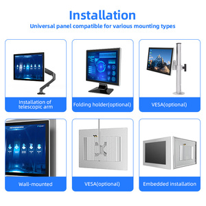 27 inch Độ sáng cao ngoài trời tất cả-trong-một màn hình cảm ứng Bảng điều chỉnh PC Máy tính công nghiệp phụ kiện - Product Image 6