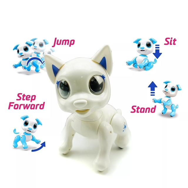 Juguetes De RC Remote Control 4CH Cartoon Robot Dog Puppy Animals Mini Toys for Kids 3+