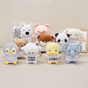 Personalizado macio pelúcia animal brinquedos bonito frango pinguim elefante para casa decorações de aniversário logotipo personalizado presentes das crianças - Product Image 1