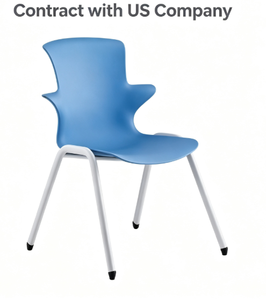 Modern White Metal <b>Chair</b> <b>with</b> Birch Wood Legs Minimalist Design Outdoor Furniture Durable Garden Seating Foldable 2-Seater - Product Image 5
