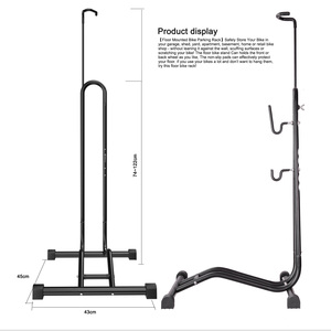 Soporte Vertical y Horizontal 3 en 1 para Bicicletas, Soporte de Almacenamiento Interior para Bicicletas de 24-29 Pulgadas - Product Image 3