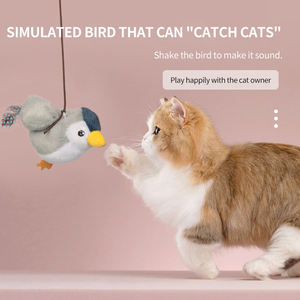 Juguete Interactivo Divertido para Gatos, Juguete de Peluche con Forma de Pájaro de Dibujos Animados, Nuevo Producto Moderno - Product Image 4