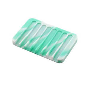 8 X 12cm Sink Caddy Organizer for Silicone Sink Faucet Mat Anti-Slip <b>Soap</b> <b>Holder</b> Silicone Soad Organizer for Bathroom - Product Image 1