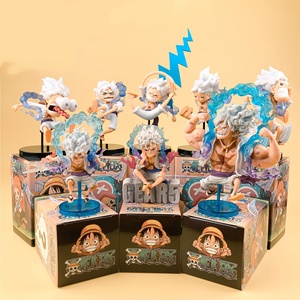 Diseño caliente Q versión 6-10CM Ley Luffy Ace Shanks Nami Law Zoro Sanji Chopper <span class=keywords><strong>Hancock</strong></span> figura juguetes sombrero de paja piratas una pieza - Product Image 5