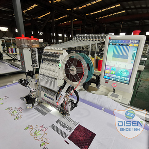 Machine à broder industrielle à tête unique pour casquettes plates en cuir, t-shirts, chapeaux, 10 aiguilles pour PR1050X Pr1000e PE770 Br-3620 - Product Image 3