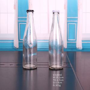 Commercio all'ingrosso 330ml 500ml trasparente di <span class=keywords><strong>vetro</strong></span> juicer bevande bottiglia di <span class=keywords><strong>birra</strong></span> con tappo a corona - Product Image 3