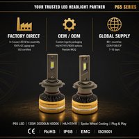 CAR-REFINE P65 K5C H1 H3 H4 H7 H8 H11 9006 9005 9012 Araba Ampulleri H4 H7 Led Farlar Sis/Uzun Farlar Para Auto H4 H19 Fiat için