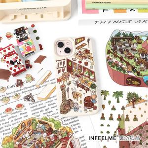 Cartoon Is <strong>Now</strong> Open for Business with Its Third Series of Cute Cartoon Miniature Scene Collage Stickers - Product Image 3