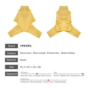 Atacado Soft Dogs Jumpsuits Pet Clothes Fabricante Big Cat Warm Fleece Outdoor Four Leg Whippet Small Dog Clothes - Product Image 3