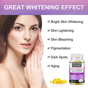 60個のダークスポットリムーバーカプセルスキンホワイトニングカプセル免疫サポートグルタチオンソフトジェルカプセル - Product Image 2