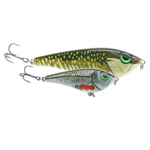 เหยื่อปลอม Ultimate Pike ขนาด 8 ซม. น้ำหนัก 20 กรัม วัสดุ ABS แบบจมช้า ออกแบบมาเป็นพิเศษสำหรับปลาทะเลและน้ำจืดที่ก้าวร้าว ใช้ได้ในแม่น้ำ - Product Image 1