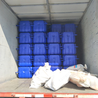 Pontons flottants en plastique de dimensions personnalisées, cubes flottants pour quais, cubes flottants
