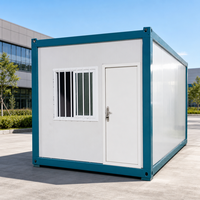 Maison Modulaire Conteneurisée, Bureau Préfabriqué en Acier Écologique & Dortoir Temporaire avec Panneaux Sandwich