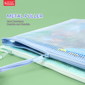 Biểu Tượng Tùy Chỉnh Trong Không Thấm Nước Tập Tin Túi A4 Kích Thước Thư Mục Tài Liệu Lưu Trữ Lưới Dây Kéo Pouch Cho Cross Stitch Du Lịch Trường Văn Phòng - Product Image 3