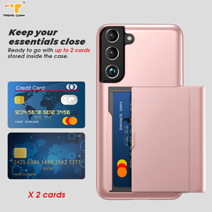 Funda rígida de plástico TPU para PC con diseño comercial a prueba de golpes <span class=keywords><strong>Samsung</strong></span> S24, funda protectora trasera deslizante, soporte de crédito, billetera móvil, características - Product Image 5