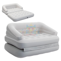 Prix usine personnalisable flocage gonflable canapé Air canapé-lit chaise Auto Portable pliable conception Air canapé pour salon
