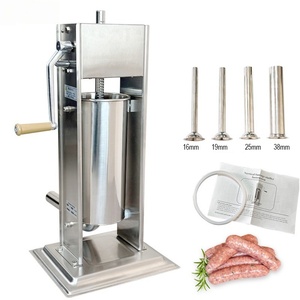Ligne de production de galettes de viande multifonctionnelle |   Mini-remplisseur de saucisses et machine <span class=keywords><strong>à</strong></span> galettes pour la restauration domestique et commerciale - Product Image 1