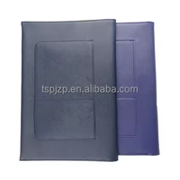 Organizador de coche TSH, carpeta de presentación de cuero PU con logotipo personalizado, tamaño A4, Archivo en expansión, bolsa para documentos y Clip, modelo