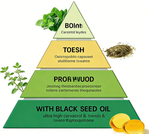 Gélules d'huile d'<span class=keywords><strong>origan</strong></span> OEM/ODM avec huile de graines noires |   6000 mg par portion |   300 unités |   Non-OGM, sans produits laitiers, sans gluten - Product Image 2