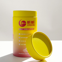 Tube en papier cylindrique personnalisé de qualité alimentaire écologique pour l'emballage de poudre de collagène