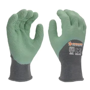 ENTE SAFETY Hot Sale Latex schaum beschichtete robuste Konstruktion Gestrickte Arbeits sicherheits handschuhe