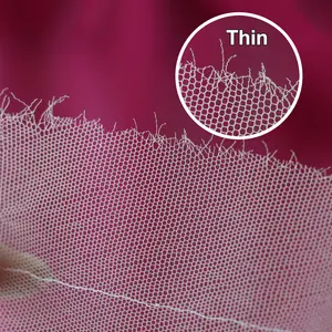 Kain Jaring Renda Swiss Transparan Tak Terlihat Jaring Renda HD Topi Wig 1 Yard Bahan Dasar Penutup Jaring Rambut Depan untuk Membuat Wig