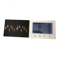 Design attrayant et magnifique Brochure vidéo LCD de 10.1 pouces avec carte de voeux vidéo sur mesure en gros Usb