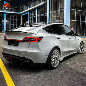 Nouveau Design pour <span class=keywords><strong>Tesla</strong></span> modèle <span class=keywords><strong>Y</strong></span> mise à niveau vers le Kit de carrosserie de becquet de Style D matériau en Fiber de carbone 2019 2020 2021 2022 <span class=keywords><strong>2023</strong></span> - Product Image 5