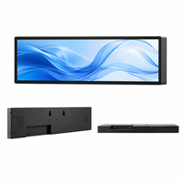 Écran LCD étiré avec design à bordure ultra-fine et système Android en option pour la publicité en magasin de chaîne de détail