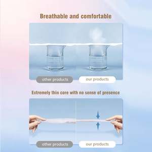 Almohadillas sanitarias ultrafinas <span class=keywords><strong>de</strong></span> larga noche OEM, <span class=keywords><strong>precio</strong></span> al por mayor, almohadillas extragrandes, existencias a granel con envío rápido <span class=keywords><strong>de</strong></span> Bambú - Product Image 6