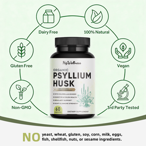 OEM Özel Etiket <span class=keywords><strong>Psyllium</strong></span> Kabuğu Tozu <span class=keywords><strong>Psyllium</strong></span> Kabuğu Kapsülleri Bağırsak Sindirimi için Lif Takviyesi - Product Image 6