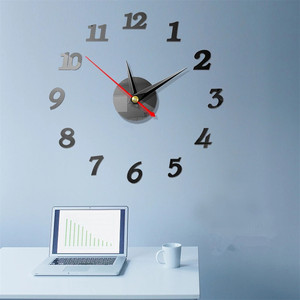 <span class=keywords><strong>Orologio</strong></span> <span class=keywords><strong>da</strong></span> <span class=keywords><strong>Parete</strong></span> 3D Moderno Fai-<span class=keywords><strong>da</strong></span>-Te Senza Cornice con Adesivi <span class=keywords><strong>a</strong></span> <span class=keywords><strong>Specchio</strong></span> e Meccanismo - Product Image 3