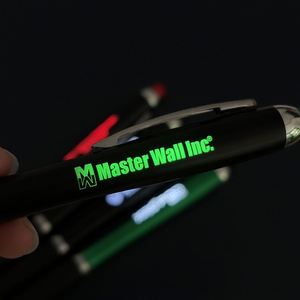 Livraison instantanée - Stylo 3-en-1 - Stylet + Lampe torche LED + Stylo à bille avec logo personnalisé gravé au laser - Product Image 3