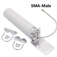 Antenne de communication omnidirectionnelle externe 2G 3G / 4G/ 5G Lte Wifi extérieure pour routeur Modèle blanc 698-2700-10