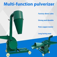 Broyeur d'alimentation universel à deux ports Broyeur à marteaux Grand broyeur multifonctionnel d'épis de maïs paille herbe noyau à haute productivité