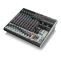 Console de mixage audio 18 canaux | Console de mixage analogique X1832 avec deux processeurs d'effets, 6 préamplis XENYX, sous-groupeurs et USB pour système de sonorisation
