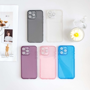 Ống Kính Trong Suốt Matte PC Bảo Vệ TPU PP Glass Cứng Frosted Màu Siêu Mỏng Trở Lại Mỏng Chống Sốc Rõ Ràng Điện Thoại Di Động Trường Hợp - Product Image 1