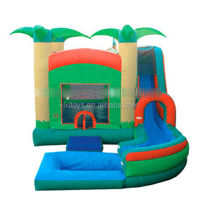 Château gonflable d'extérieur pour enfants, <span class=keywords><strong>aire</strong></span> <span class=keywords><strong>de</strong></span> <span class=keywords><strong>jeux</strong></span> joyeux <span class=keywords><strong>anniversaire</strong></span>, piscine d'été, temps amusant, dans l'arrière-cour - Product Image 6