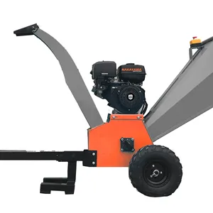 CE 15HP max power 120mm Wood Chipping Disc Gasoline Engine Mini Flexible Optional Chipper Wood Easy to s