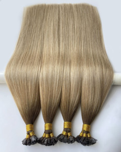 Extensiones de Cabello Humano de Doble Trama y Punta Plana de Alta Calidad para Salón de Belleza, se Alinean Completamente con el Cuero Cabelludo - Product Image 4