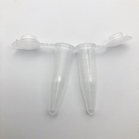 Fournitures de laboratoire, tubes de microcentrifugation autoclavables gradués de 0,5 ml, 1,5 ml, 2 ml, tubes de centrifugation en plastique PP stériles à fond conique