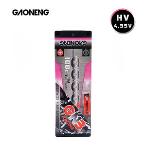 Batería LiPo GAONENG GNB 2S 6000MAH HV 7.6V 100C LCG 2024, Batería de Perfil Bajo y Delgada de 2S 5mm 5.0mm con Carcasa Rígida Integrada y Conector Tipo Bala, LiHV - Product Image 4