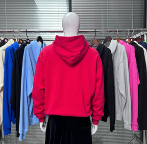 เสื้อฮู้ดดี้ปักลายเพชรทั้งตัว แบบหนา พิมพ์ลาย 3 มิติ แขนยาว ผ้าฝ้าย 100% ผ้าฟลีซ สไตล์สตรีทแวร์ ฮิปฮอป วินเทจ - Product Image 6